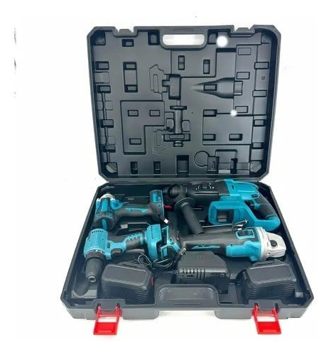 Maleta Multi Ferramentas 4 em 1 Com 2 Bateria Bivolt